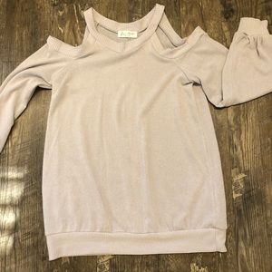 Cold Shoulder Top Size M Made in the USA